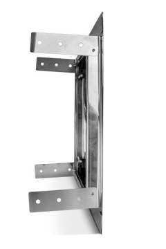 Дверца из нержавеющей стали ВОДЯНОЙ КЛАПАН 25x25 см