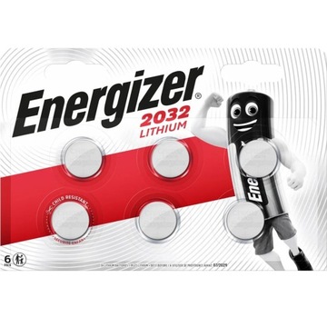 Baterie Lithium ENERGIZER CR2032 DL2032 3V 6szt