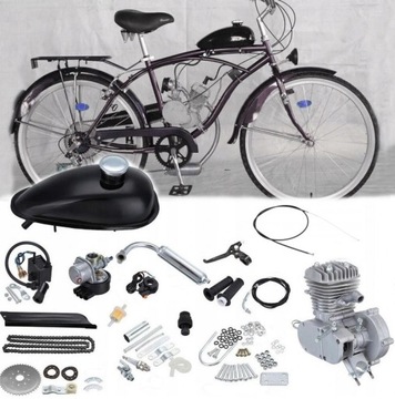 ДВИГАТЕЛЬ ВНУТРЕННЕГО СГОРАНИЯ 2T ДЛЯ ВЕЛОСИПЕДА 80CC КАЧЕСТВО Moretti 2024