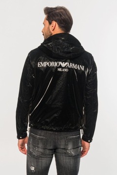 EMPORIO ARMANI - czarna kurtka sportowa r 54