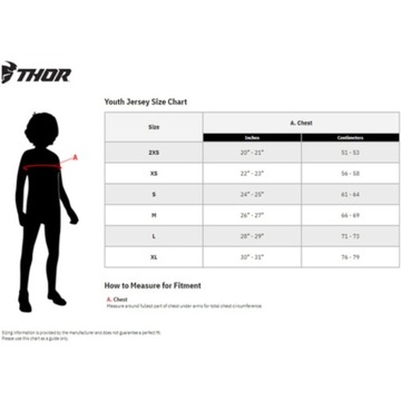ДЕТСКИЙ НАБОР THOR YOUTH ДЛЯ CROSS QUAD ATV SECTOR GNAR MN/OR R. 26/M