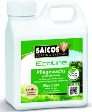SAICOS WAX CARE 8119 KONCENTRAT PIELĘGNACYJNY 1L