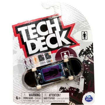 TECH DECK DESKOROLKA FINGERBOARD Girl Skateboard Ciemna