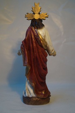 Статуэтка Святого Сердца Иисуса с нимбом, 13 см