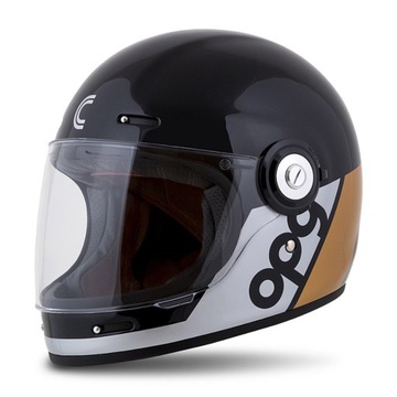 CASSIDA CZESKI KASK MOTOCYKLOWY FIBER OPG GOLD XS