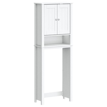 SZAFKA NAD WC BERG BIAŁA 60X27X164,5CM DREWNIANA