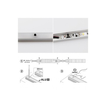 ВЫКЛЮЧАТЕЛЬ ДЛЯ СВЕТОДИОДНОЙ ЛЕНТЫ ДЛЯ ПРОФИЛЯ MS60 РУКОВОДСТВО