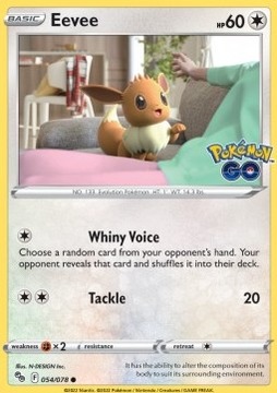 Pokemon TCG Normalny - Eevee (PGO 054)