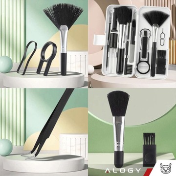 НАБОР ДЛЯ ЧИСТКИ КЛАВИАТУРЫ ТЕЛЕФОНА, НАУШНИКИ, 18в1, ЩЕТКА ЩЕТКА