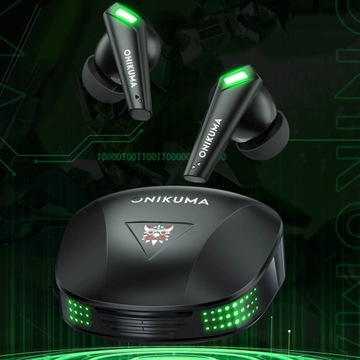 СПОРТИВНЫЕ НАУШНИКИ-ВКЛАДЫШИ ONIKUMA БЕСПРОВОДНЫЕ С BLUETOOTH TWS BT 5.3