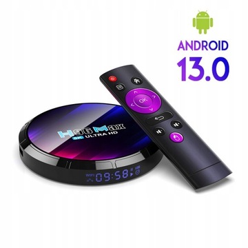 Odtwarzacz multimedialny Dekoder TV 4K Android 13