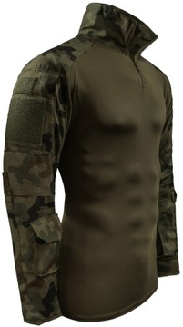 Рубашка боевая MILITARY SEATSHIRT, тактическая, ТЕРМОАКТИВНАЯ, быстросохнущая US-21 CAMO