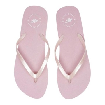JAPONKI 4F DAMSKIE klapki lekkie na lato buty basenowe różowe r. 37