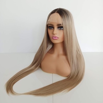 Парик LACE FRONT Блондин 40/55/80см + шапочка БЕСПЛАТНО
