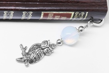 ЗАКЛАДКА СОВА опаловая сова для школьника