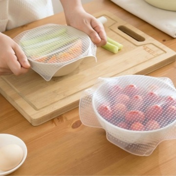 КРЫШКИ СИЛИКОНОВЫЕ УНИВЕРСАЛЬНЫЕ ДЛЯ ЕДЫ, 3 ШТ, ПЛОТНЫЕ ДЛЯ КОНТЕЙНЕРОВ