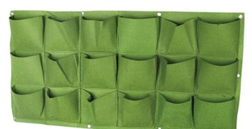 Вертикальная садовая сумка с 49 карманами HANGING GREEN