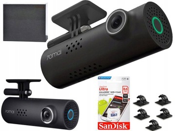 Kamera 70mai 1S Dash Cam REJESTRATOR + KARTA 64 GB