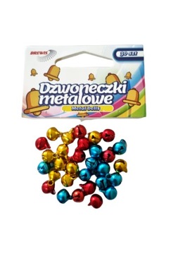 Dzwoneczki metalowe mix kolorów DZW 2