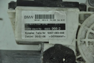 BMW E83 ZVEDÁK OKNO PRAVÝ ZADNÍ 69258966
