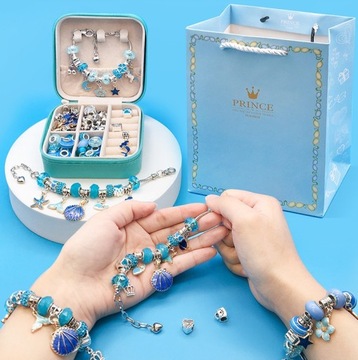 Набор бусин для изготовления браслетов, ожерелий, ювелирных изделий