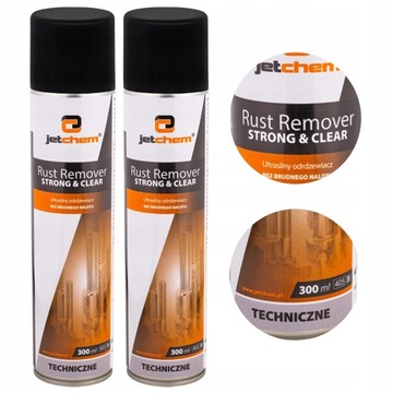 RUST REMOVER сильное средство для удаления ржавчины JETCHEM 2 шт.