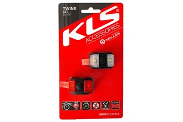 ZESTAW OŚWIETLENIA LED KELLYS TWINS PRZÓD TYŁ