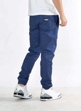 Spodnie 4XL Bossline Cut Jogger Niebieskie polskie joggery