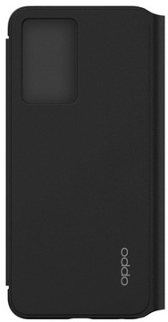 Plecki Etui z klapką do OPPO A57 A57S czarny idealnie dopasowane