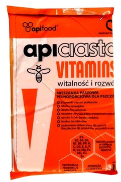 АПИЦЕЙК 1кг КОРМ для пчел с ВИТАМИНАМИ торт для витаминов ПЧЕЛ