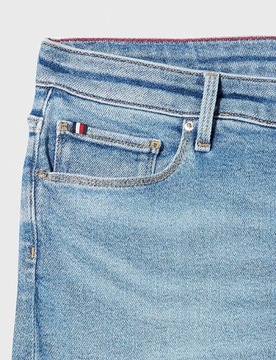 Damskie jeansy Tommy Hilfiger TH Flex Como Skinny Stretch, niebies32W / 30L