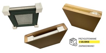 ОКНА ПВХ 800x600 U ВНЕШНИЕ АНТРАЦИТОВЫЕ