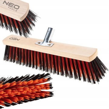 NEO MIOTŁA ZMIOTKA SZCZOTKA ULICOWA 40CM METAL