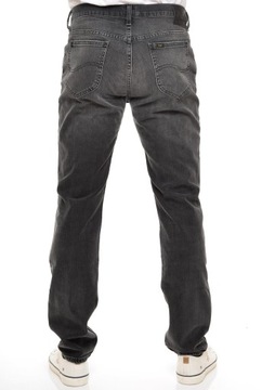 LEE spodnie SLIM regular JEANS grey RIDER W32 L30