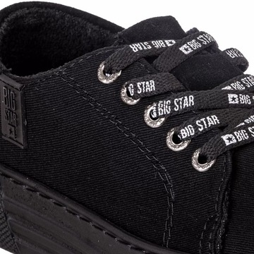 Damskie trampki czarne BIG STAR SHOES KK276001 - R41