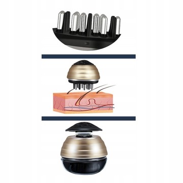 Ручной аппликатор-гребень для кожи головы