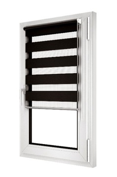Zebra Roleta Dzień Noc Salon Pokój 83x215