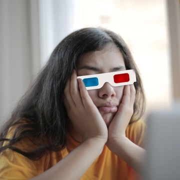 3D-очки красные синие видео 500 шт.
