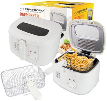 Esperanza Frytownica do Smażenia Pieczenia Frytek, Mięsa i Warzyw 2.5L