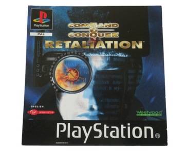PS1 COMMAND & CONQUER RETALIATION OKŁADKA PRZEDNIA PLAYSTATION 1 PSX