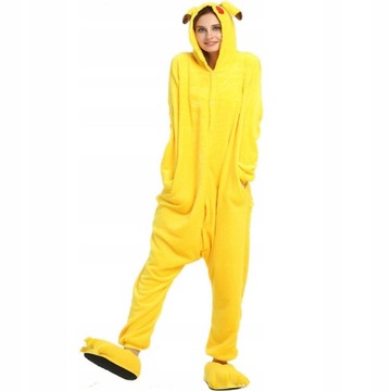 PIKACHU Pikaczu PIŻAMA Onesie Pokemon