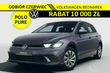 Volkswagen Polo VI Hatchback 5d Facelifting 1.0 MPI 80KM 2026 Volkswagen Polo Nowa wersja Pure! 1.0 MPI 80 KM -