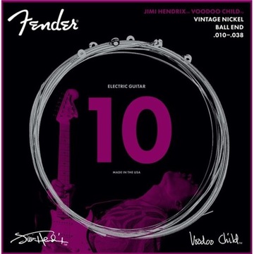 Fender JH Voodoo Child Nickel Struny git el 10-38