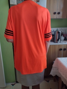 (L) ADIDAS/Pomarańczowy T-shirt, koszulka, bluzka