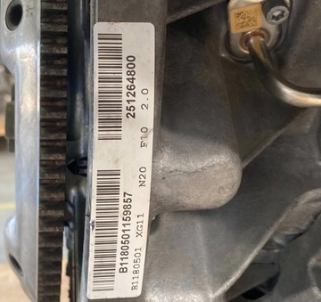 SILNIK KOMPLETNY N20B20B 2.0 N20 BMW 520i F10 F11 320i F32 F30