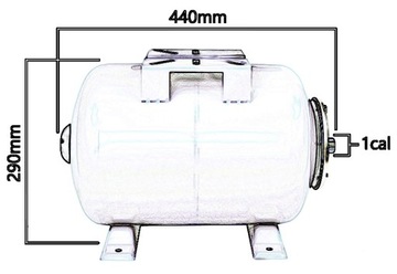 ДИАПФРАГМНЫЙ БАК для насоса/гидрофора 50 л