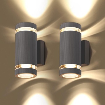 Kinkiet Zewnętrzna lampa ścienna 2 szt wodoodporna IP65 CELAVY