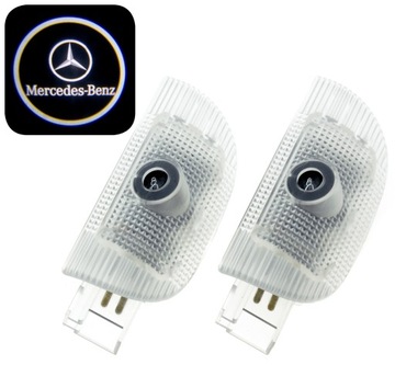 Mercedes LED Projektor Logo R230 W220 C215 S SL CL