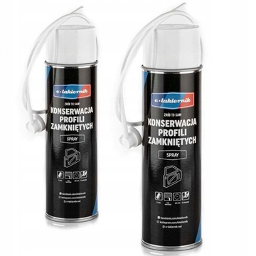 Środek do Konserwacji Profili Zamkniętych Długotrwała ochrona 500ml x2