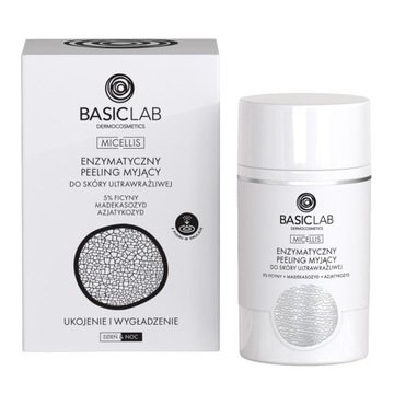 BasicLab Peeling Enzymatyczny do Twarzy do Skóry Ultrawrażliwej 35 g